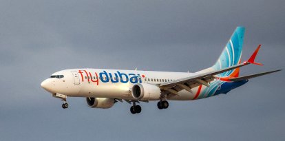 Un Boeing 737 MAX 8 de FlyDubai (imagen referencial).
