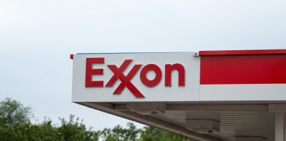 Una estación de combustible de Exxon en Chicago.