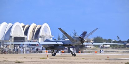 Un dron MQ-9 Reaper de la Fuerza Aérea de los Estados Unidos por Puerto Rico