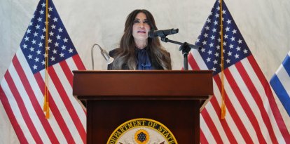 La embajadora de Estados Unidos en Grecia, Kimberly Guilfoyle, en una imagen de archivo