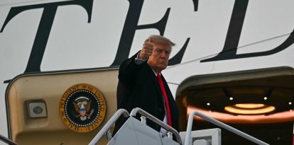 Donald Trump en Anchorage, Alaska/ Kent NISHIMURA