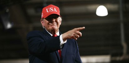 Donald Trump en Kalispell, Montana/ Kent NISHIMURA