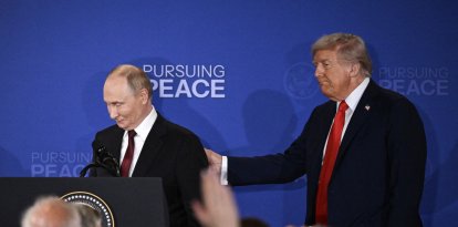 Los presidentes Donald Trump y Vladimir Putin en una imagen de archivo