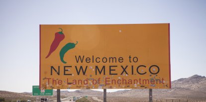 Letrero de bienvenida a Nuevo México, imagen de archivo/ Raphye Alexius