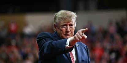 Donald Trump en Kansas/ Kent NISHIMURA / AFP)