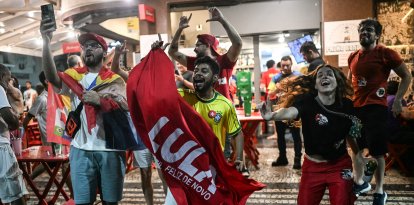 Simpatizantes de Lula da Silva celebran en las calles/ MAURO PIMENTEL