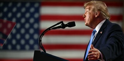 Donald Trump en Corinth, Misisipi/ Kent NISHIMURA / AFP)