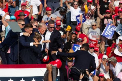 Donald Trump en Butler, Pensilvania, el 13 de julio de 2024.