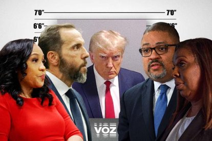 Donald Trump, Alvin Bragg, Letitia James, Jack Smith, Fani Willis.