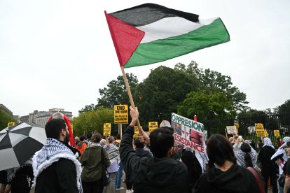 Protesta antiisraelí en Washington