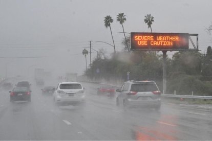 Lluvias en California