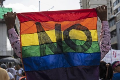 Manifestación a favor de la familia tradicional