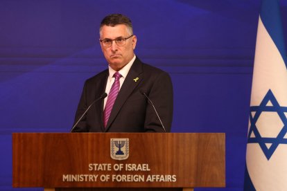 Gideon Sa'ar, ministro de Asuntos Exteriores de Israel