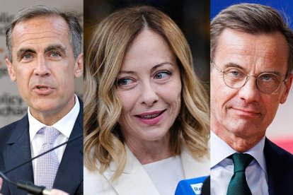 Carney, Meloni y Kristersson