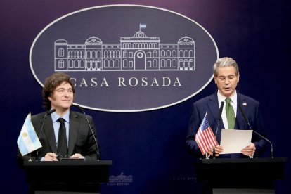 Milei y Bessent en Buenos Aires/ ARGENTINIAN PRESIDENCY