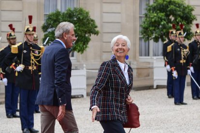 Christine Lagarde, presidente del Banco Central Europeo.