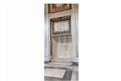 Tumba del papa Francisco