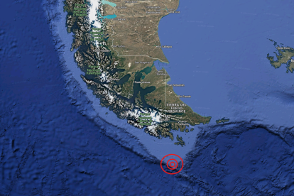 Zona del ismo de 7,5 con 10km de profundidad