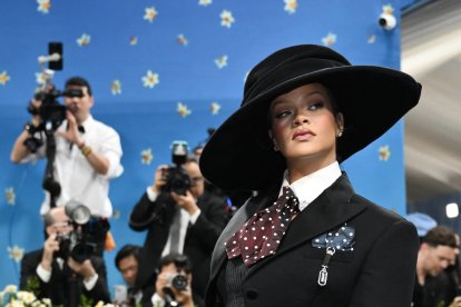 Rihanna durante la Met Gala 2025