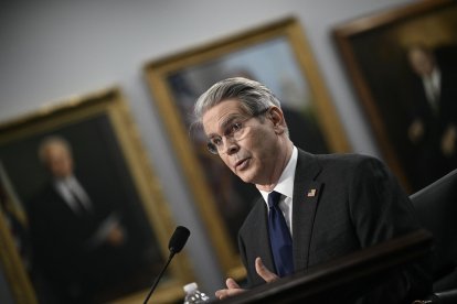 Scott Bessent, compareciendo en la Cámara de Representantes