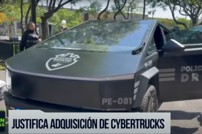 Cybertruck adquirido por el estado de Jalisco (México)