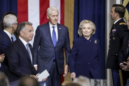 Bill y Hillary Clinton, en el Congreso