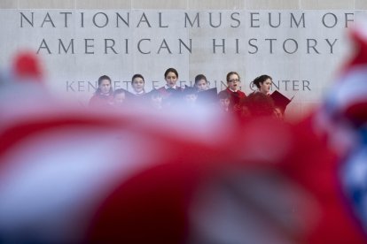 Niños en Washington en el Museo Nacional de Historia Estadounidense (Archivo)