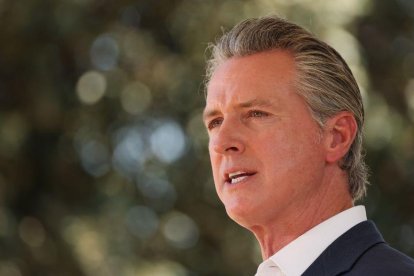 El gobernador de California, Gavin Newsom