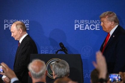 Donald Trump y Vladimir Putin en una imagen de archivo