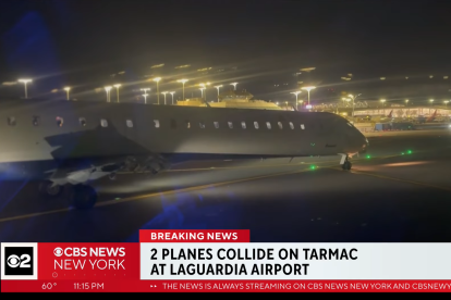 Colisión de dos aviones en LaGuardia
