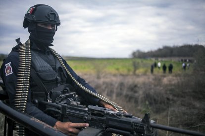 Un policía en México