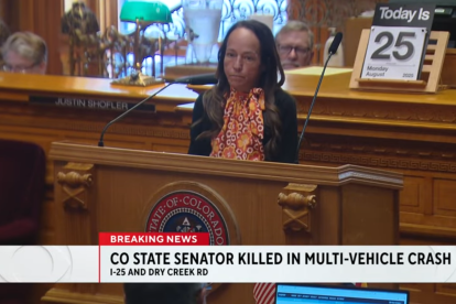 La senadora estatal de Colorado Faith Winter