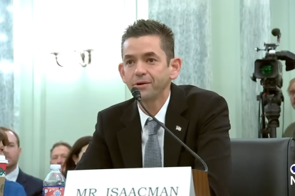 Isaacman en el Senado/ Edit a partir de captura de pantalla