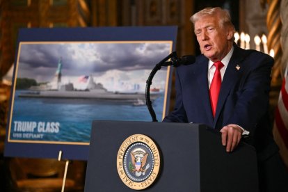 Trump presenta la "Flota Dorada de la Armada estadounidense"