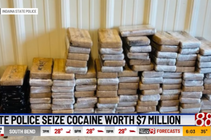 Cargamento de cocaína incautado en Indiana/ Edit a partir de captura de pantalla
