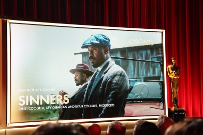 Los nominados a Mejor Película "Sinners" durante el anuncio de las nominaciones a los 98.º Premios de la Academia