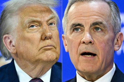 Donald Trump y Mark Carney
