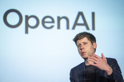 Sam Altman, director ejecutivo de OpenAI, durante una conferencia. Imagen de archivo