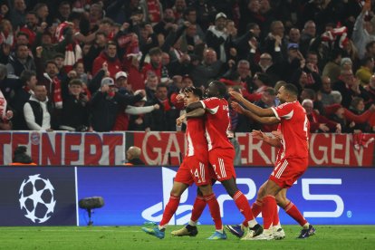 El Bayern de Múnich celebra su triunfo frente al Real Madrid en la UEFA Champions League