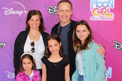 Imagen de Chad Lowe con sus hijas