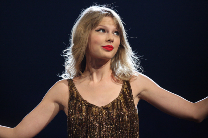 Taylor Swift, durante un concierto en Australia.