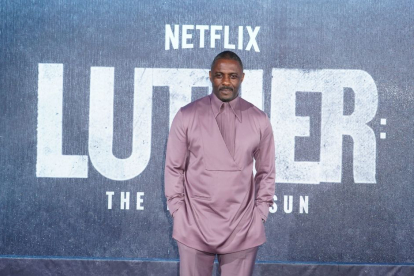 Idris Elba at the 'Luther: Fallen Sun' premiere on march, 1, 2023.