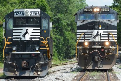 Trenes de Norfolk Southern.