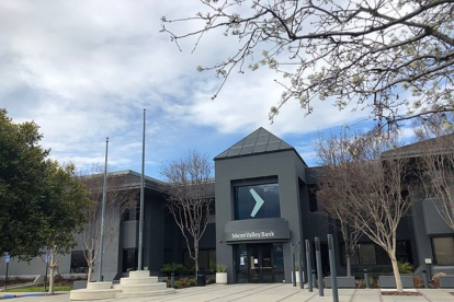 Fachada de la sede central del SVB en California.