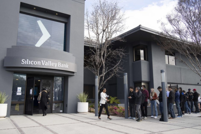 Sede del Silicon Valley Bank (SVB) en Santa Clara, California
