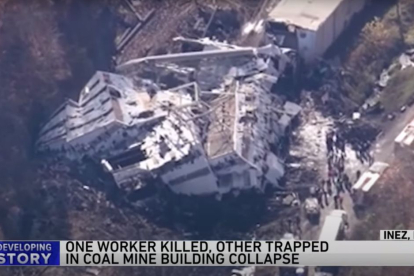 Un muerto y un desaparecido en el derrumbe de una planta de carbón en Kentucky.