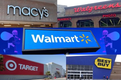 Macy's, Walmart. Best buy, Target. Walgreens cierran decenas de tiendas debido a los robos.