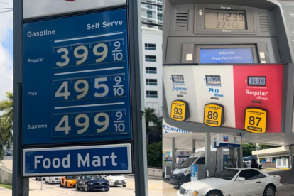 Precios gasolina Miami, Florida