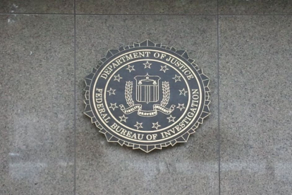 FBI logo on a wall