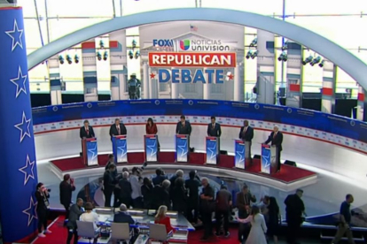 Segundo debate de los candidatos del Partido Republicano.